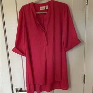 Chico's Bold Pink Blouse